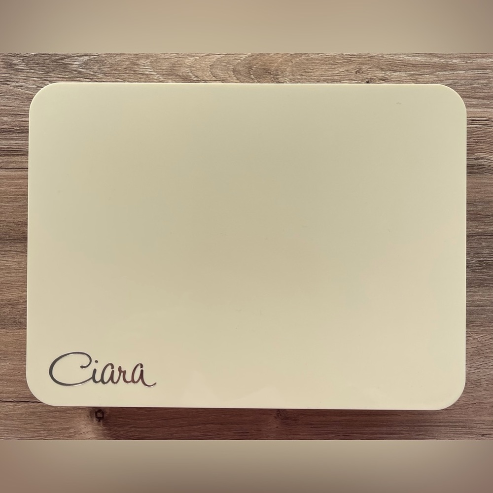 RARE Vintage Ciara Perfume Collectible 2 Piece Melamine Yellow Storage Box VGC!